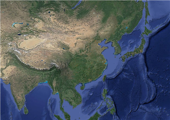 中国卫星影像地图